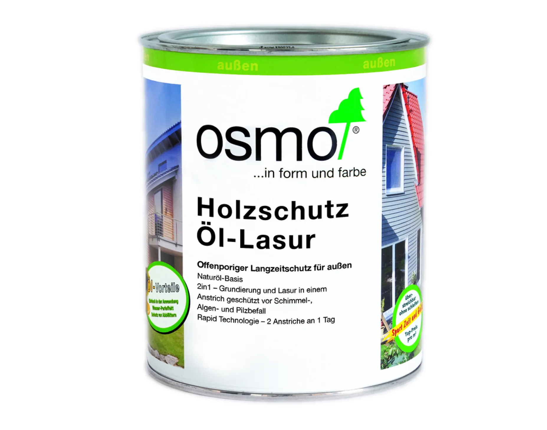 OSMO 707  Holzschutz-&Ouml;l-Lasur Nussbaum