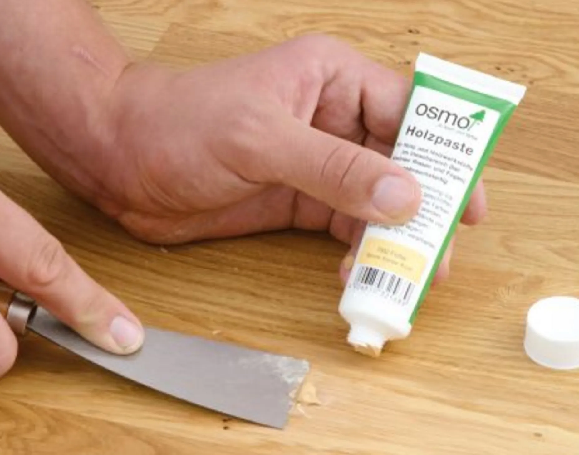 OSMO 7300  Holzpaste wei&szlig;