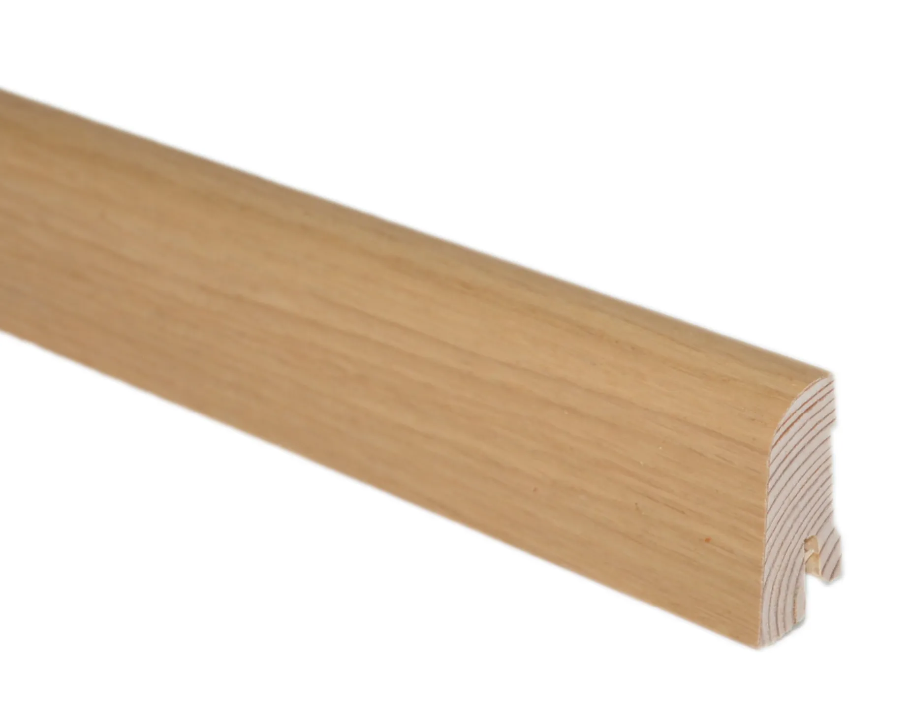 Sockelleiste rund Eiche Natur&ouml;l